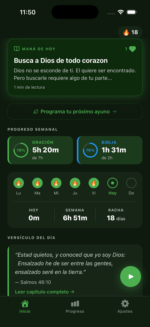 Pantalla principal